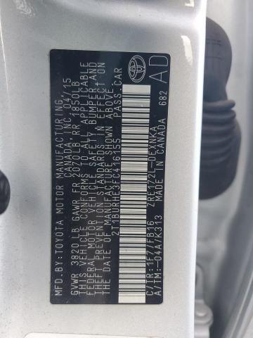2015 TOYOTA COROLLA L - 2T1BURHE3FC416155
