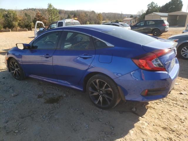 HONDA CIVIC SPOR 2019 blue  gas 2HGFC2F87KH554212 photo #3