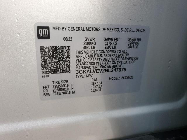 2022 GMC TERRAIN SL - 3GKALVEV2NL247676