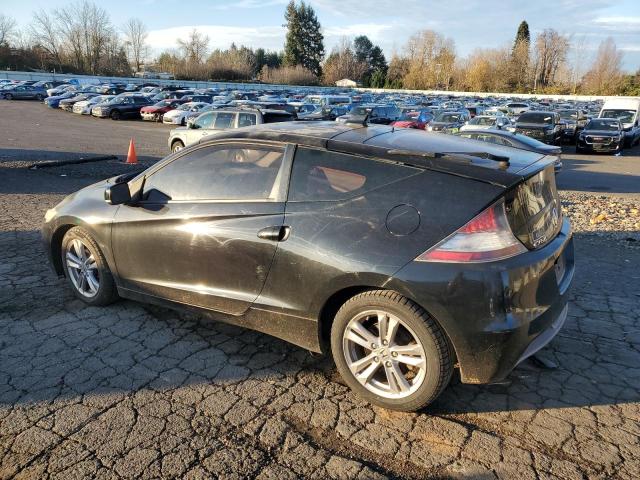 HONDA CR-Z EX 2011 black  hybrid engine JHMZF1D65BS006215 photo #3