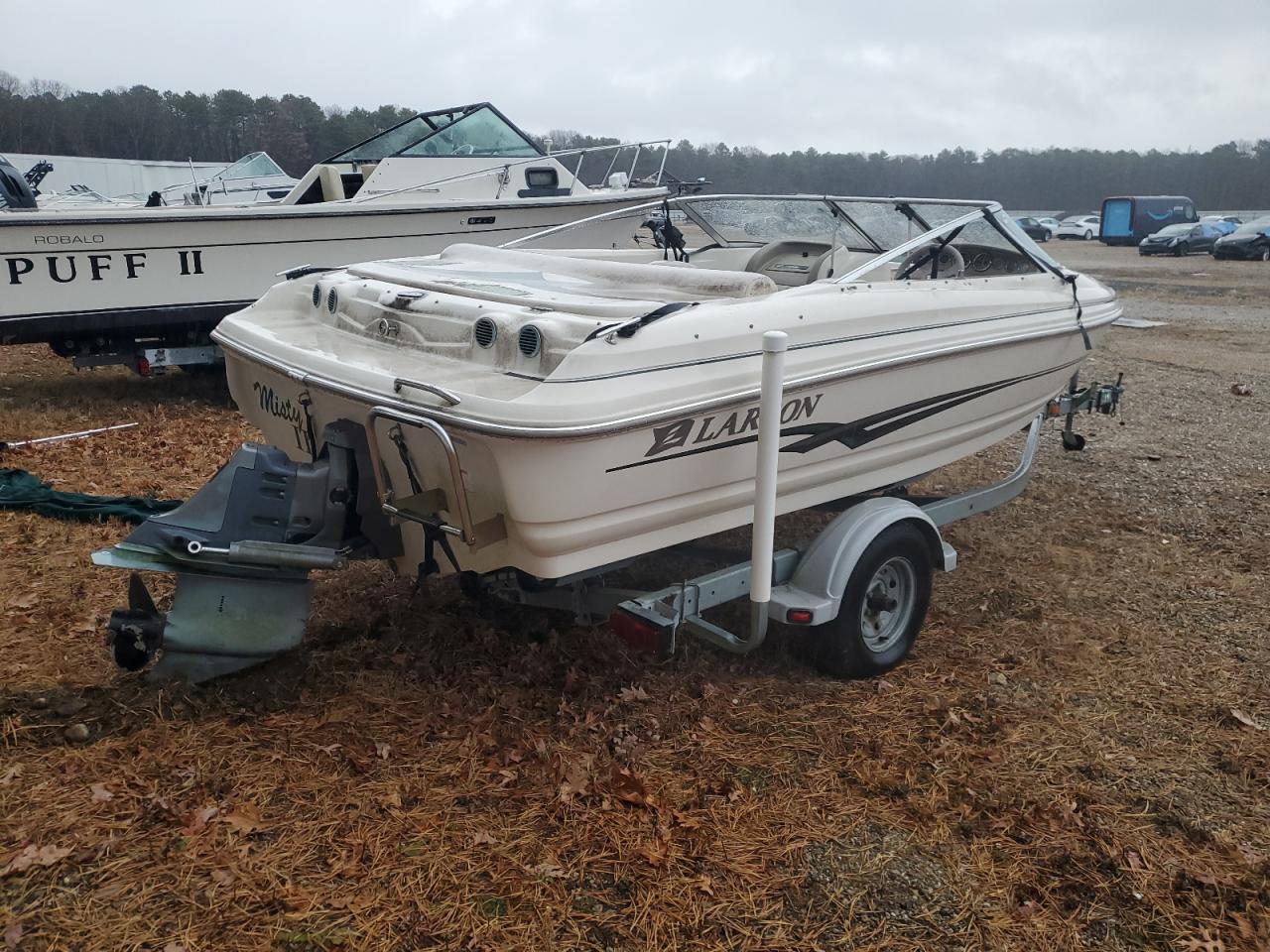 Lot #3036945817 2002 BOAT W/TRAILER