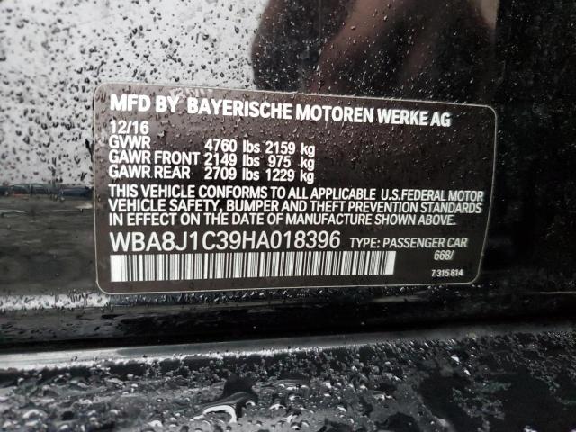 VIN WBA8J1C39HA018396 2017 BMW 3 SERIES no.14