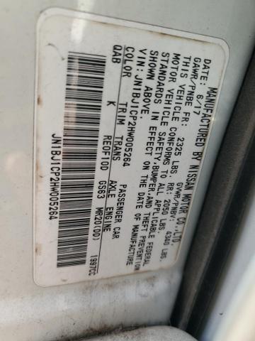 2017 NISSAN ROGUE SPOR - JN1BJ1CP2HW005264