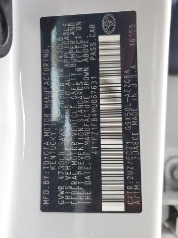 2021 TOYOTA AVALON TRD 4T1FZ1FB4MU067631