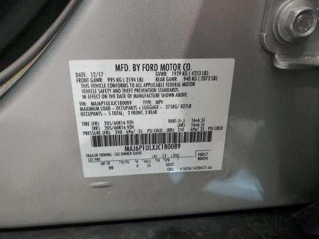 2018 FORD ECOSPORT MAJ6P1ULXJC180089