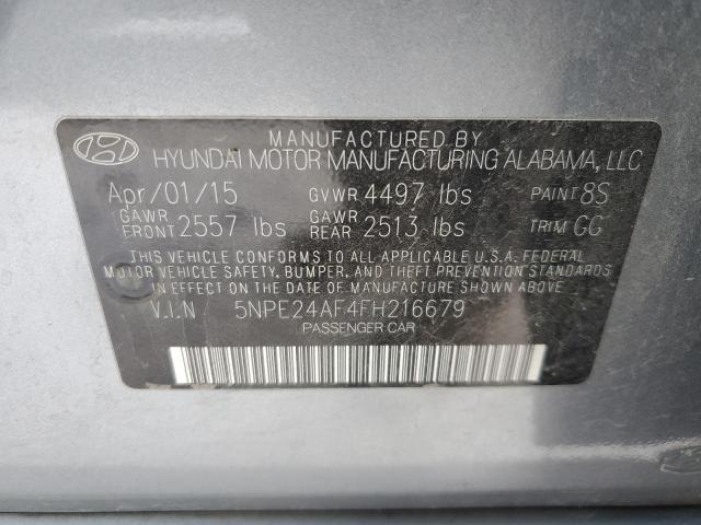2015 HYUNDAI SONATA SE - 5NPE24AF4FH216679