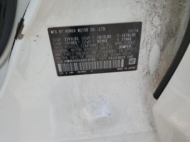 2016 HONDA FIT LX - JHMGK5H55GX014756
