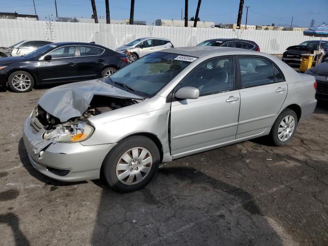 TOYOTA COROLLA CE 2004 silver  gas 2T1BR38E14C300268 photo #1