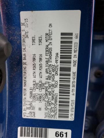 2016 TOYOTA TACOMA DOU - 3TMAZ5CN7GM008621