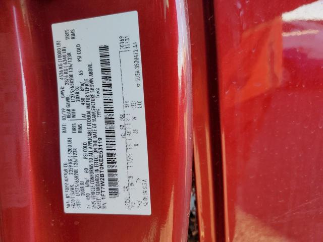 2019 FORD F250 SUPER - 1FT7W2BT0KEE53119