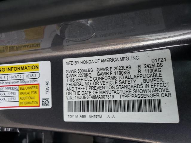 2021 ACURA TLX TECHNO - 19UUB6F48MA007319