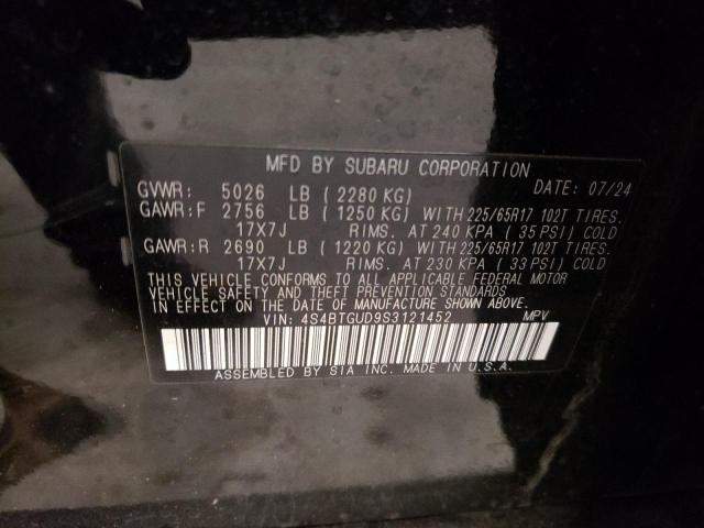 2025 SUBARU OUTBACK WI - 4S4BTGUD9S3121452