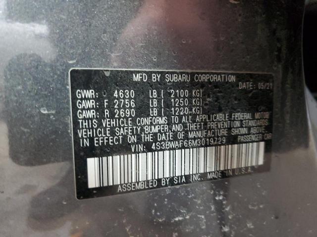 2021 SUBARU LEGACY PRE - 4S3BWAF66M3019729