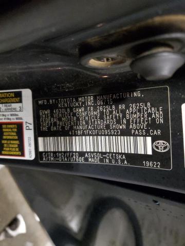 2015 TOYOTA CAMRY LE - 4T1BF1FK0FU095923
