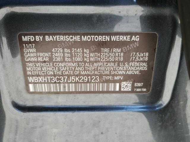 VIN WBXHT3C37J5K29123 2018 BMW X1 no.13