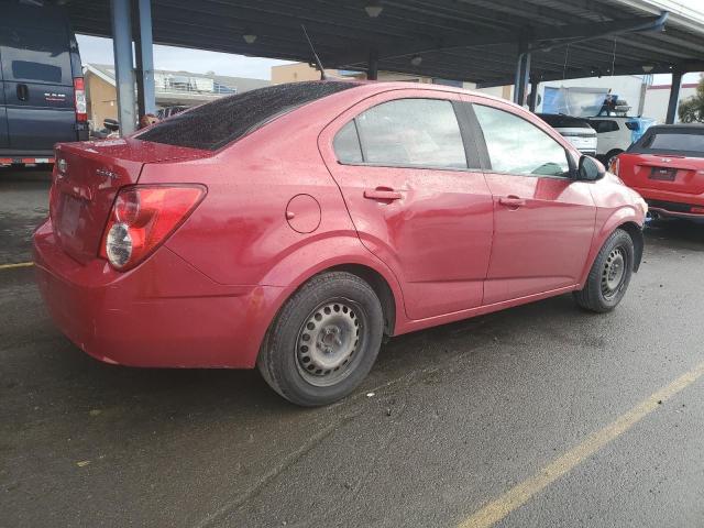 CHEVROLET SONIC LS 2013 maroon  gas 1G1JA5SH3D4247263 photo #4