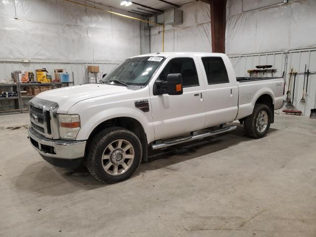 FORD F350 SUPER 2010 white crew pic diesel 1FTSW3BR1AEB01654 photo #1