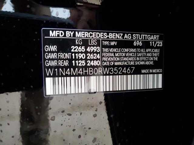 VIN W1N4M4HB0RW352467 2024 MERCEDES-BENZ GLB-CLASS no.13