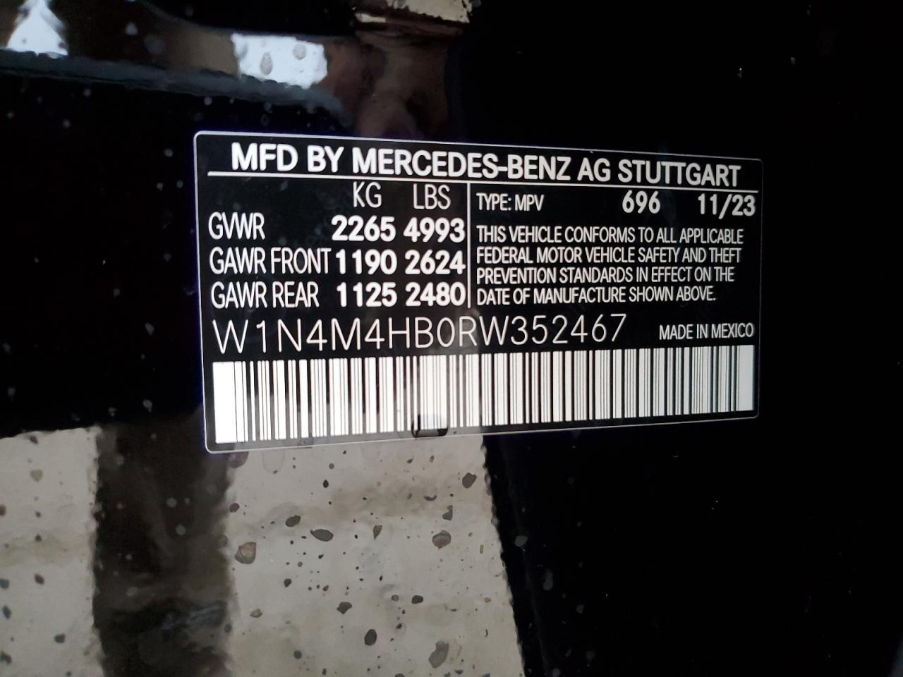 Lot #3025704310 2024 MERCEDES-BENZ GLB 250 4M