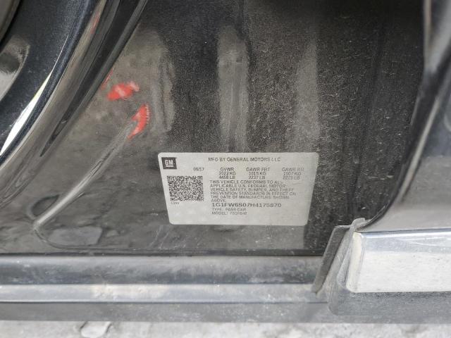 2017 CHEVROLET BOLT EV LT - 1G1FW6S07H4175870