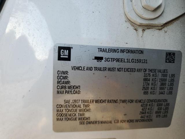 2020 GMC SIERRA K15 - 3GTP9EEL1LG159131