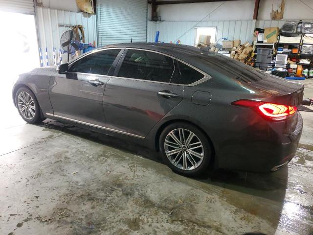 GENESIS G80 BASE 2018 black  gas KMHGN4JE1JU223610 photo #3