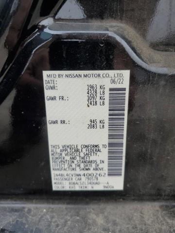 2022 NISSAN ALTIMA SR - 1N4BL4CV3NN400262