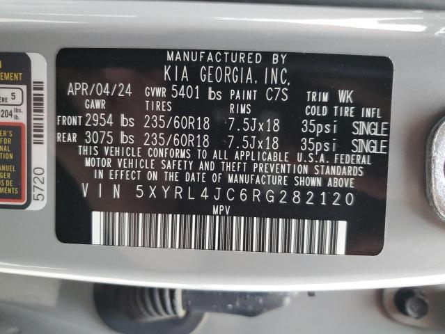 2024 KIA SORENTO 5XYRL4JC6RG282120