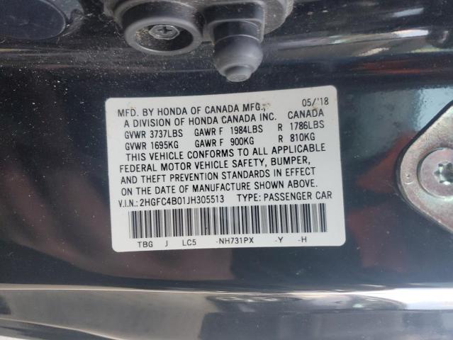 2018 HONDA CIVIC LX - 2HGFC4B01JH305513
