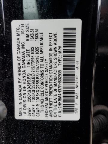 2015 HONDA CR-V LX - 2HKRM4H37FH602939