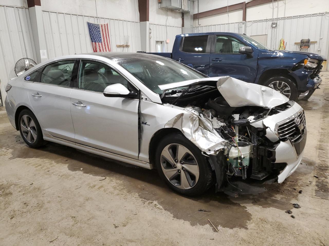 Lot #3024754234 2017 HYUNDAI SONATA HYB