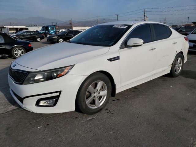 KIA OPTIMA LX 2015 white  gas 5XXGM4A76FG381558 photo #1