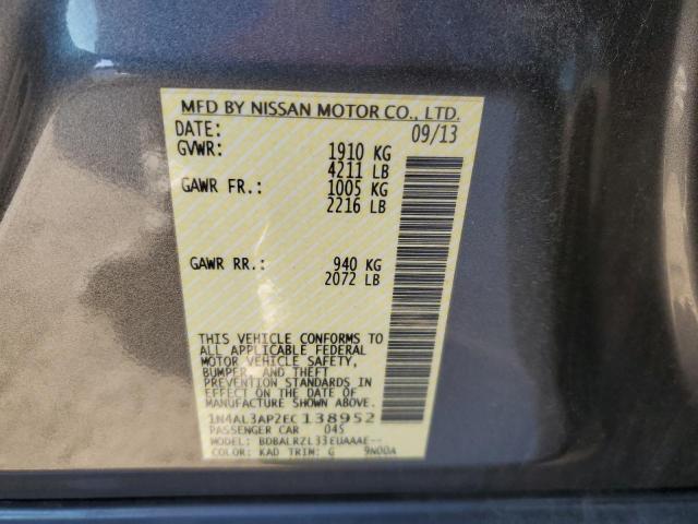 VIN 1N4AL3AP2EC138952 2014 NISSAN ALTIMA no.12