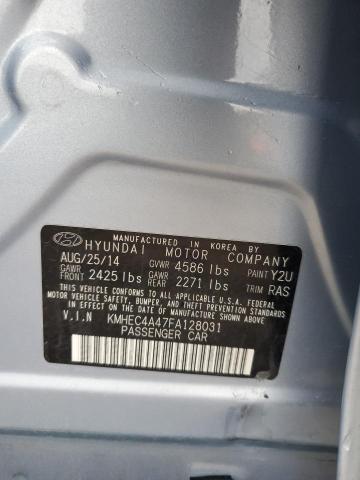 2015 HYUNDAI SONATA HYB - KMHEC4A47FA128031