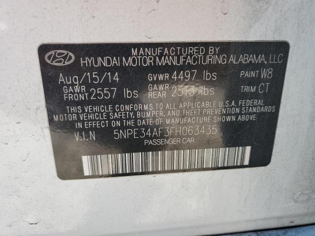 VIN 5NPE34AF3FH063435 2015 HYUNDAI SONATA no.13