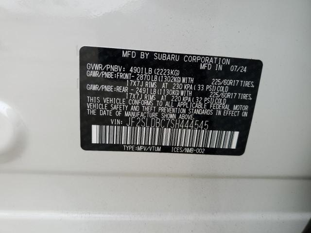 VIN JF2SLDBC7SH444545 2025 SUBARU FORESTER no.13