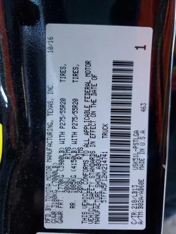2017 TOYOTA TUNDRA CRE - 5TFFW5F12HX214741