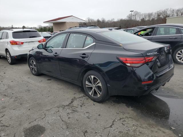 NISSAN SENTRA SV 2022 black  gas 3N1AB8CV1NY226763 photo #3