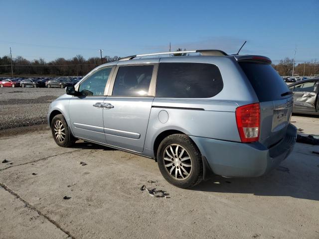 KIA SEDONA EX 2012 blue  gas KNDMH4C76C6419823 photo #3