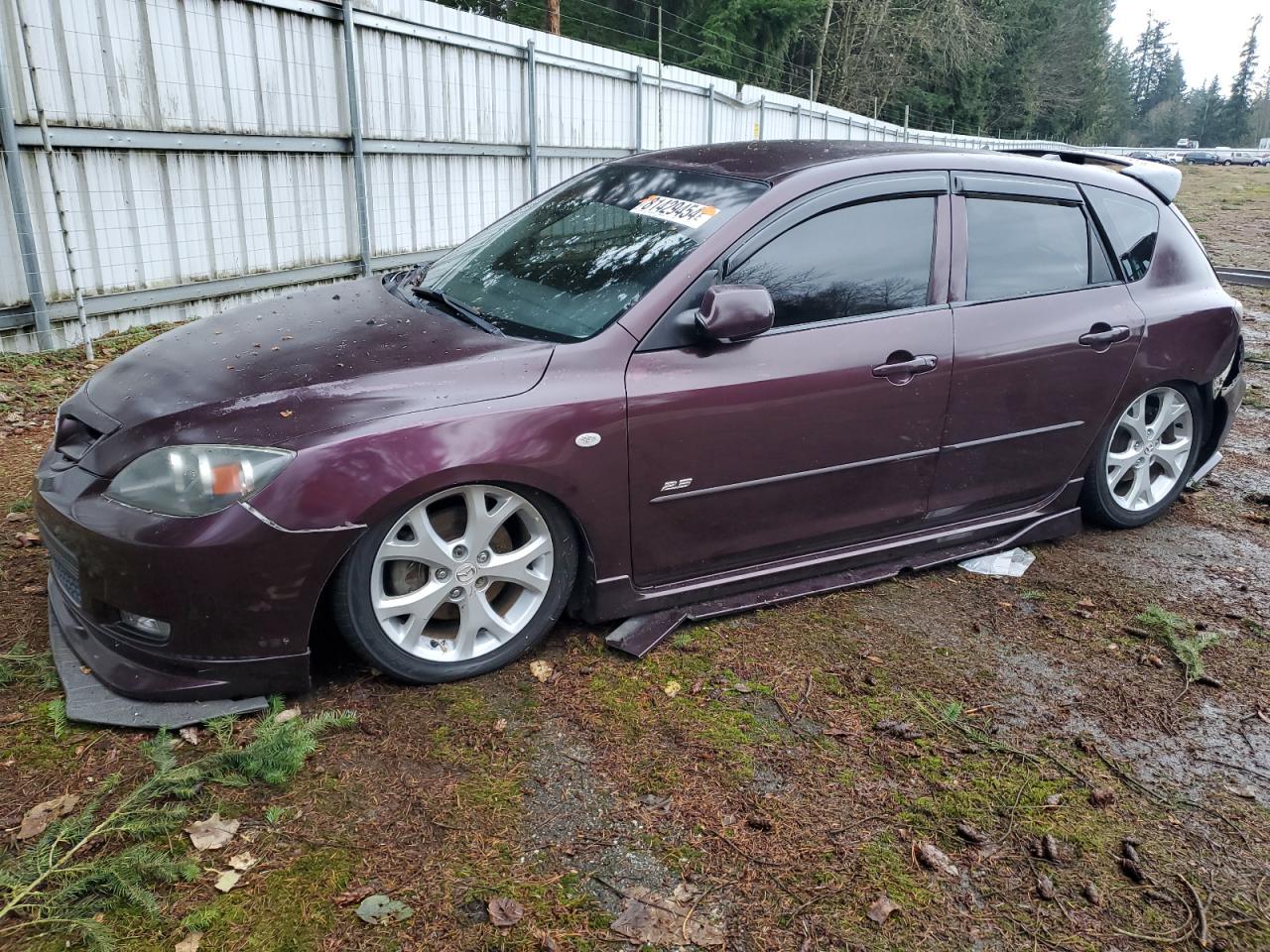 Lot #3029372681 2007 MAZDA 3 HATCHBAC