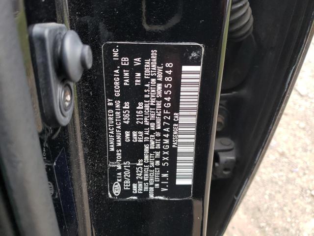 VIN 5XXGM4A72FG455848 2015 KIA OPTIMA no.12