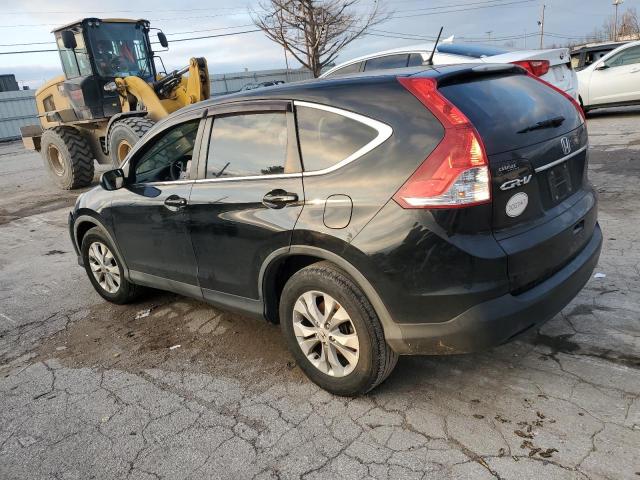 HONDA CR-V EX 2012 black  gas 5J6RM4H5XCL013614 photo #3