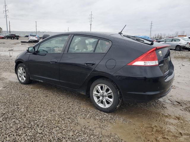 HONDA INSIGHT EX 2010 black  hybrid engine JHMZE2H74AS015725 photo #3