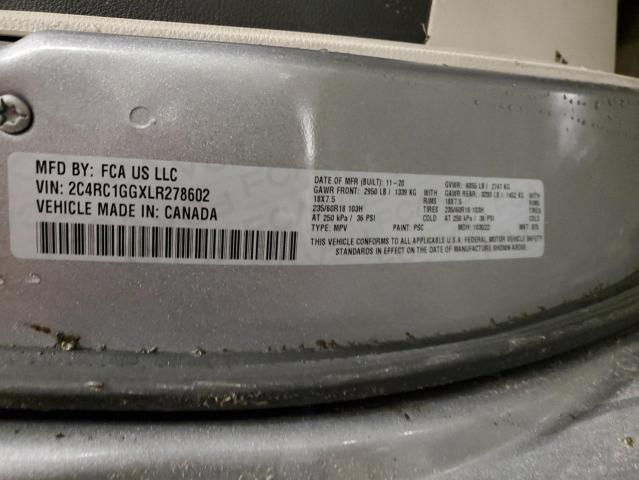 2020 CHRYSLER PACIFICA L - 2C4RC1GGXLR278602