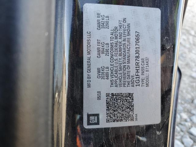 2018 CHEVROLET CAMARO SS - 1G1FH1R78J0170657