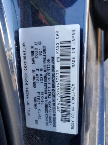 2016 MAZDA 6 TOURING - JM1GJ1V51G1437239