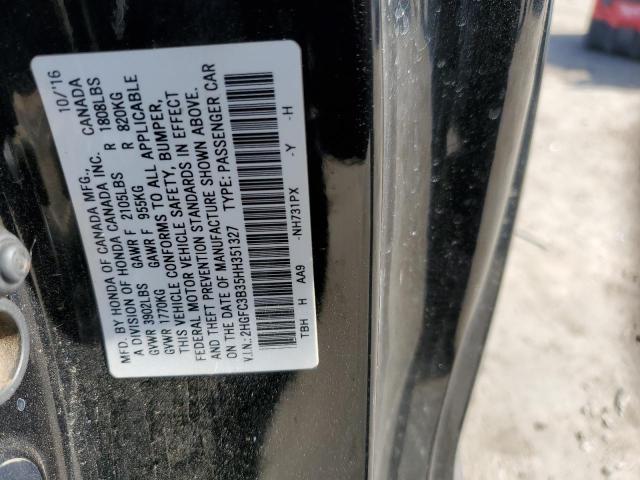 2017 HONDA CIVIC EX - 2HGFC3B35HH351327