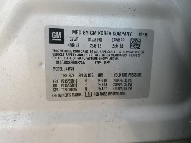 2016 BUICK ENCORE - KL4CJGSB8GB632447