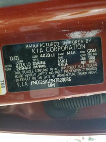 2022 KIA SOUL LX - KNDJ23AU3N7820086