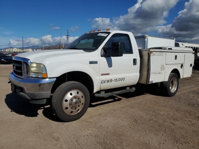 FORD F450 SUPER 2003 white chassis diesel 1FDXF46P53EB78126 photo #3